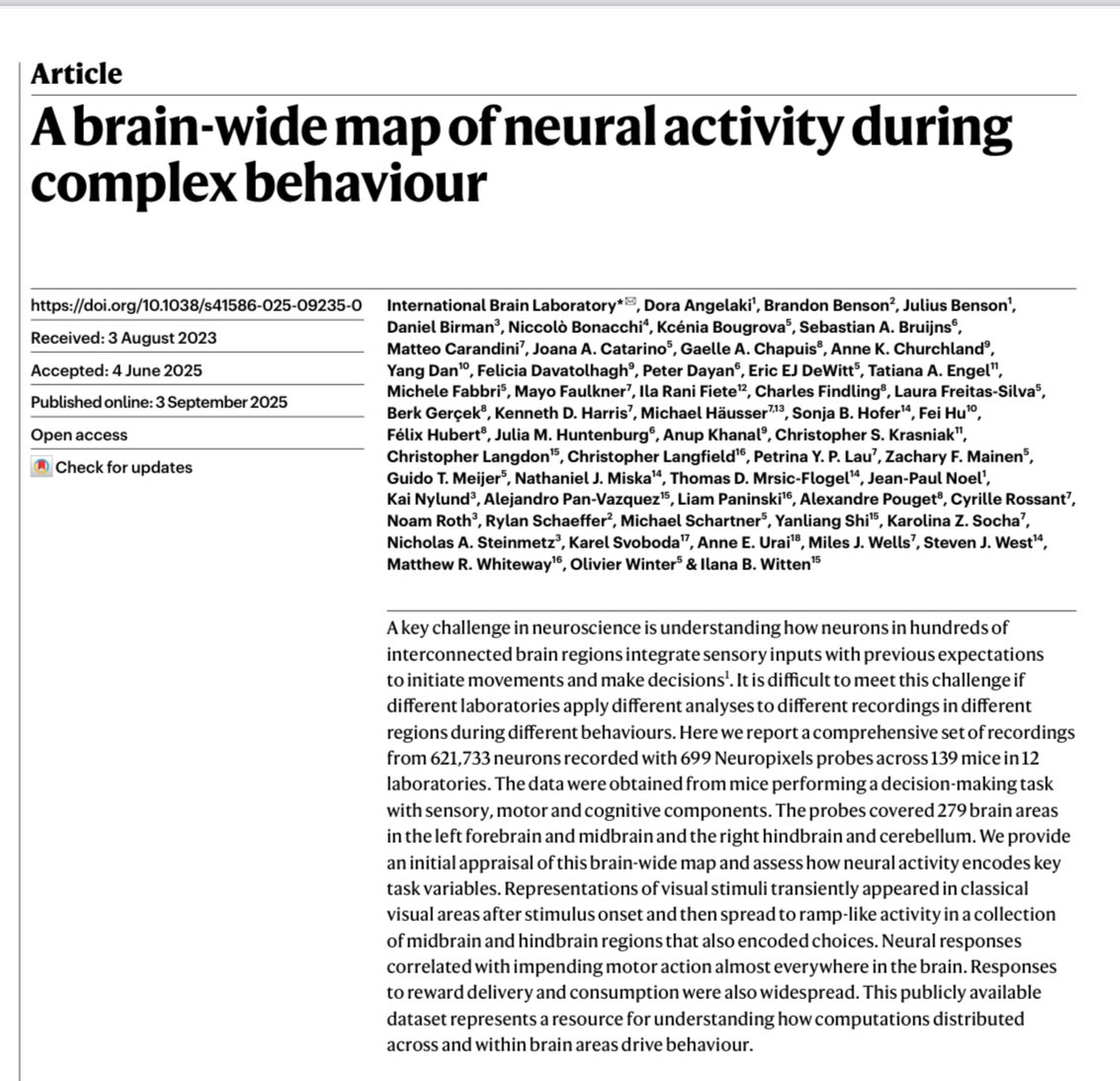 BEYİN NASIL KARAR VERİYOR?
Verilen her karar hiyerarşik bir yapılanmayla değil tüm beyin merkezlerinin katılımıyla ağsal bir bağlantısallıkla veriliyor. Bu konudaki en kesin bilgiyi sağlayan yazı bu hafta Nature’da yayınlandı.
1.Çığır açan bir keşif
Uluslararası beyin