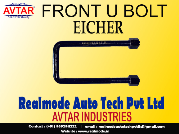 realmode_auto's tweet image. We deal in all types of U BOLTS for heavy commercial vehicles (HCV) and Light commercial vehicles (LCV) at best price.
Model no - FRONT U BOLT, EICHER, Size : 14 X 72 X 7&quot; F.L
realmode.in/u-bolts.php
#Ubolt #centrebolts #springpins #rearubolt  #AvtarIndustries #realmodeautotech