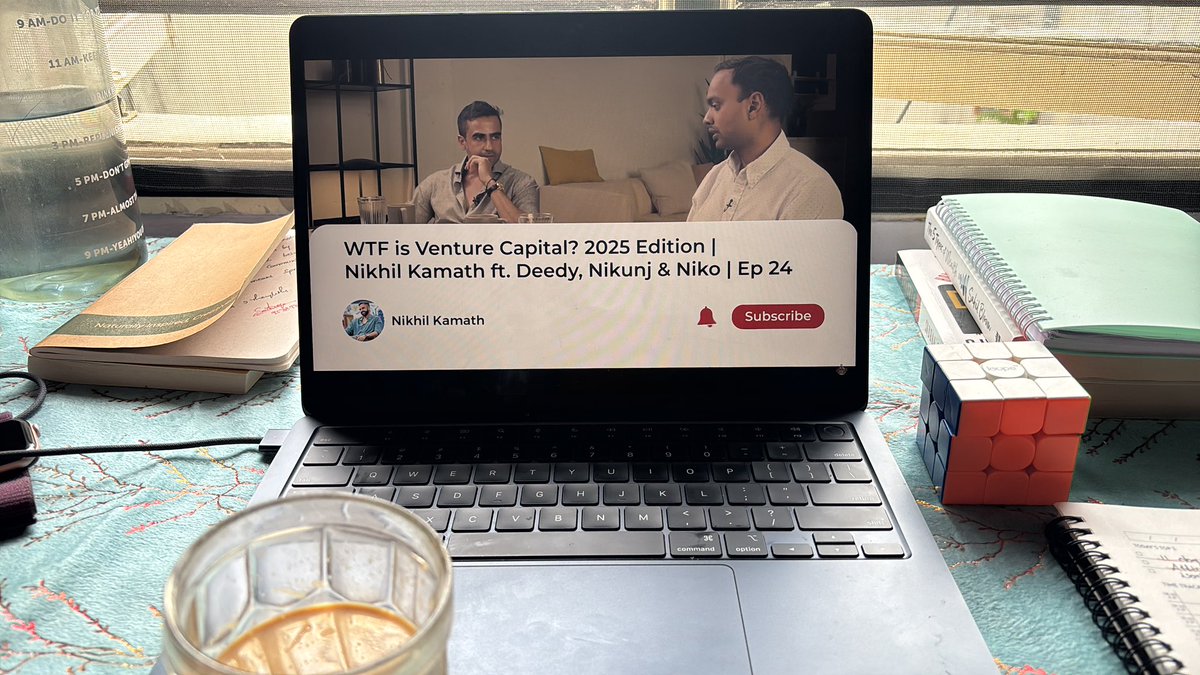 CA_SaiDurga's tweet photo. I love my fridays… a lil relaxing and incorporating interesting stuff with my morning coffee #nikhilkamath #learninganddevelopment #CoffeeLover #productive #Growth #FridayMotivation https://t.co/1533dJjAWf