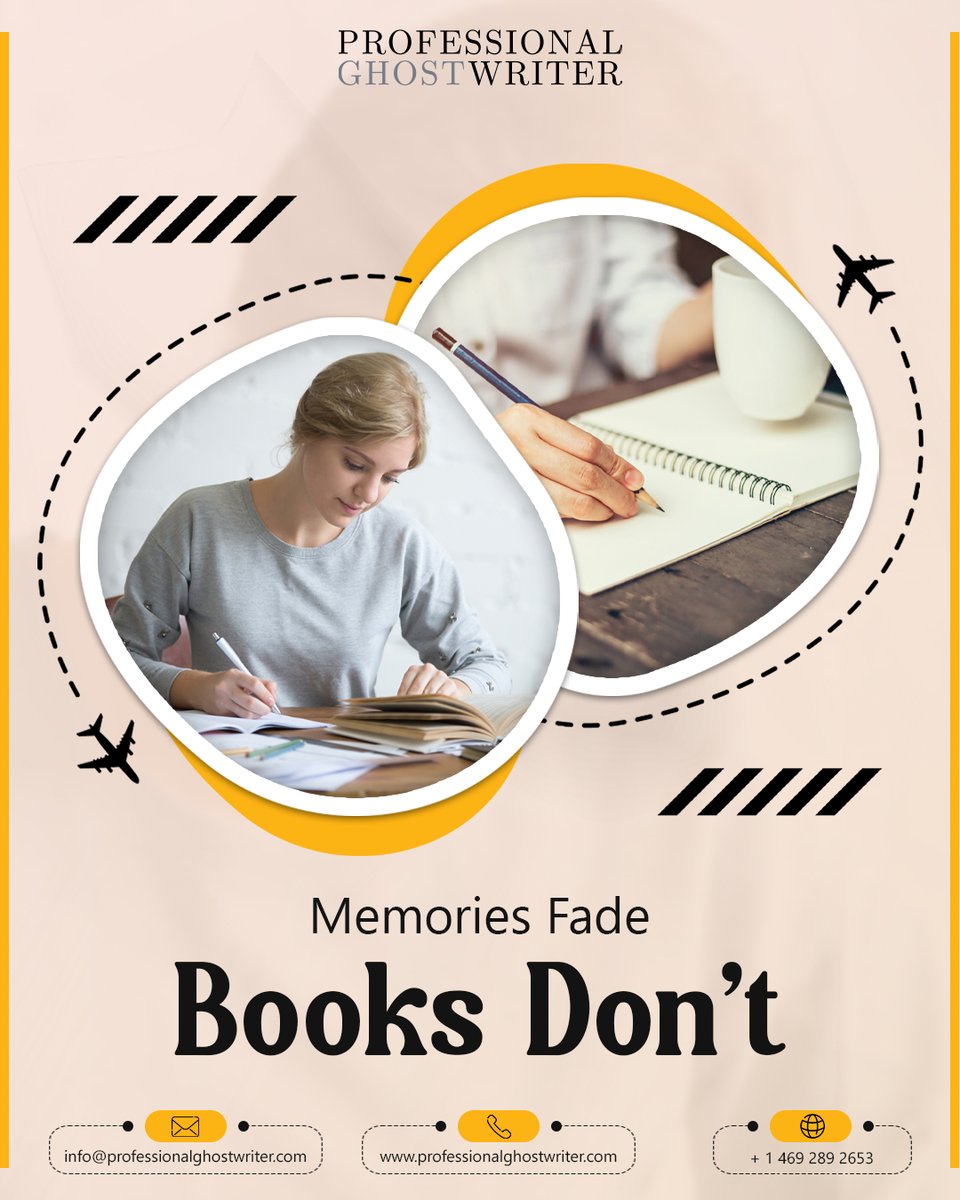 profghostwriter's tweet image. One day, your story will be told — make sure it’s told right. We craft memoirs that protect your truth for generations.

#ProfessionalGhostwriter #YourVoiceOurCraft #BookWritingService #GhostwritingExpert
#BookEditing #WriteToday #GhostwritingTruth #Bestsellers #ProWriters
