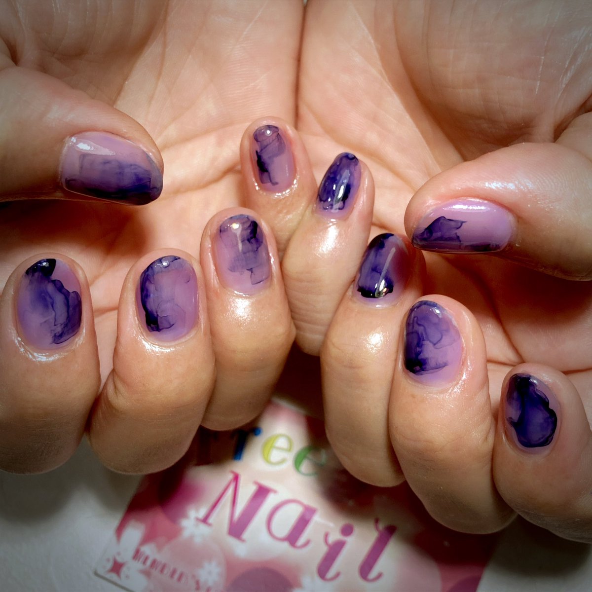 freenail2012's tweet photo. #フリーネイル
#babysoft
#ink
#purple💜 https://t.co/WXHy3IpBFb