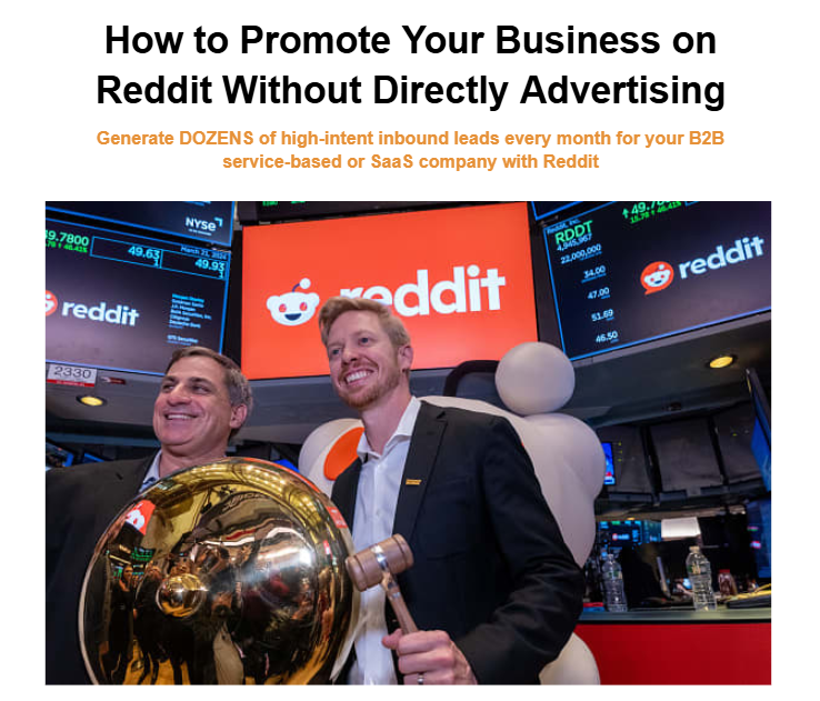 The Reddit Marketer tweet media