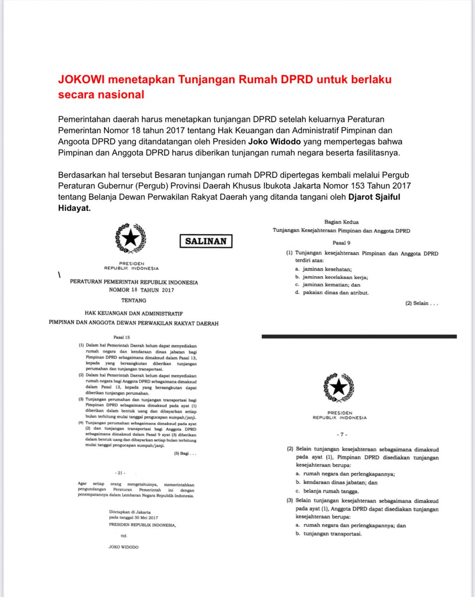 Kaum OD mau menyudutkan Anies Baswedan dengan menyoroti keputusan Gubernur DKI jakarta tentang tunjangan rumah untuk anggota DPRD. Mereka gunakan data sepenggal hanya untuk membangun narasi negatif.  Kaum OD mesti belajar lagi kalau mau adu data sama gue.