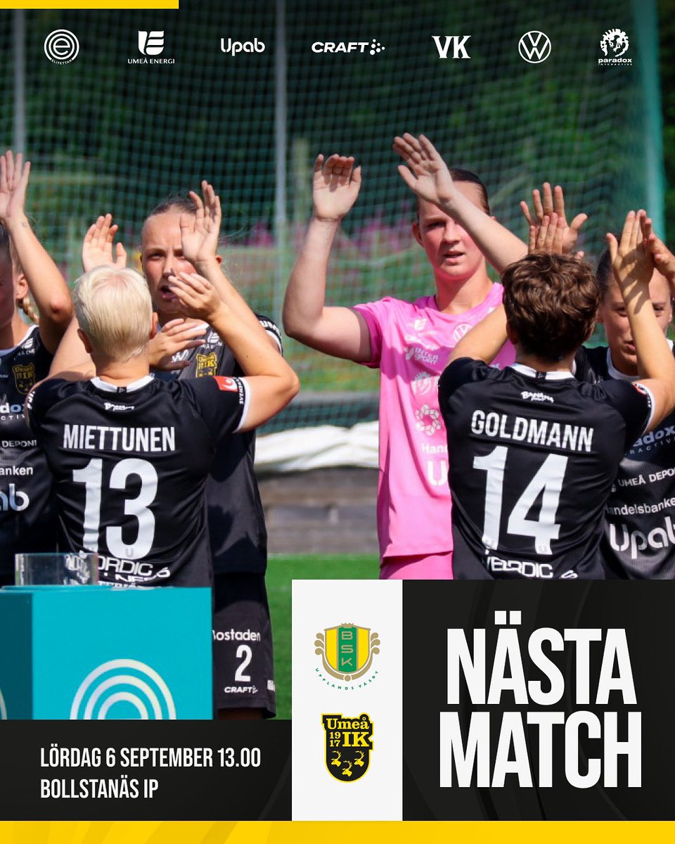 Ny uppgift i <a href="/_Elitettan/">Elitettan</a> imorgon!
👏⚽️

<a href="/Umeaenergi/">Umeå Energi</a>