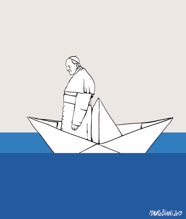 Il silenzio è una forma di preghiera;
Soprattutto quando una stretta di mano cancella la tua eredità   

Mauro Biani