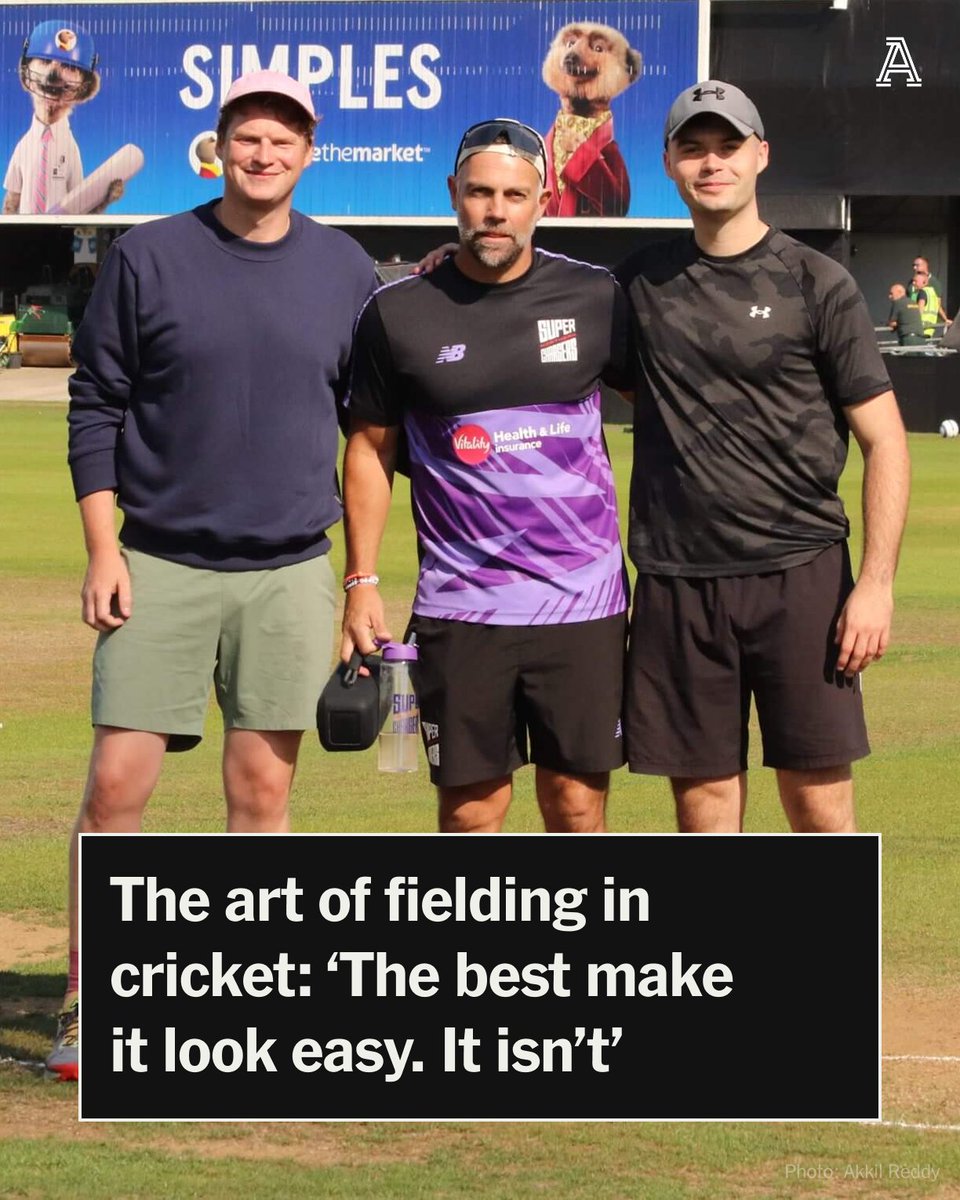 Fielding is cricket's third element, but often goes forgotten behind batting and bowling. And it can be brutal.

“The mental and physical fatigue of fielding is unlike anything an amateur is going to experience,” says Carl Hopkinson, formerly England's fielding coach and now a