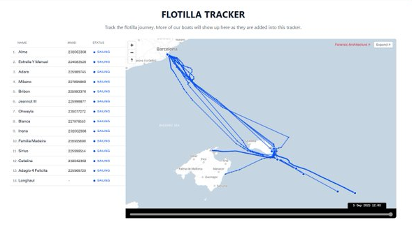 Track the Global Sumud Flotilla here: globalsumudflotilla.org/tracker/ or at Vesselfinder: vesselfinder.com

#GlobalSumudFlotilla #AllEyesOnGlobalSumudFlotilla #BreaktheSiege #Gaza🙏❤️⛵️❤️🇵🇸