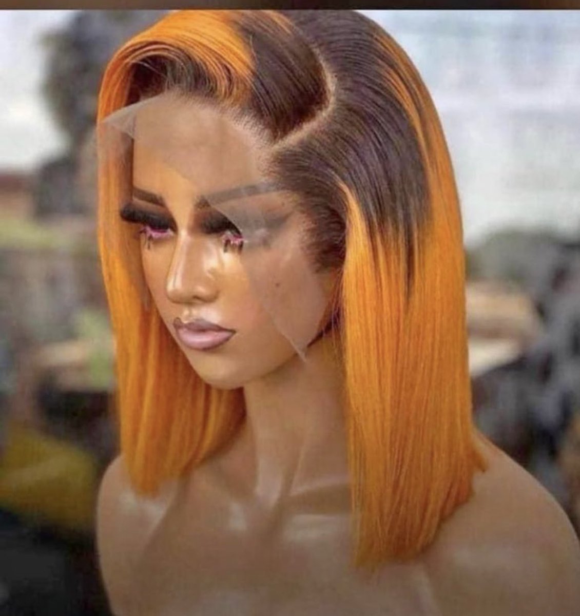 10 inches 
Full frontal wig 45k
Nationwide delivery 🚚