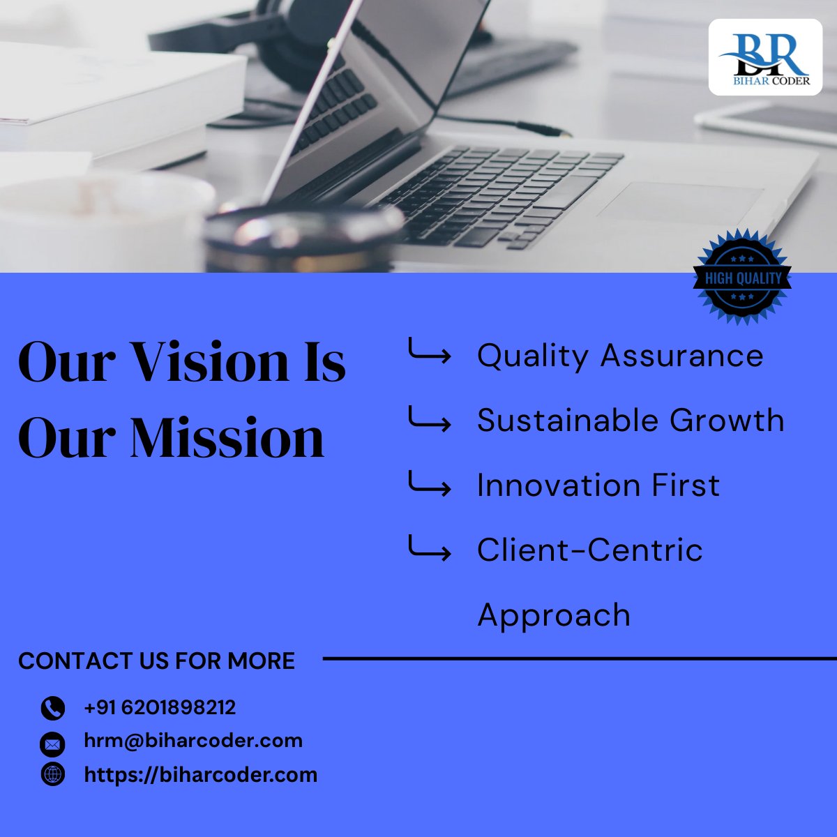 bihar_coder's tweet image. Our vision is simple
Empower businesses
Create impact with technology
Build the future, today
That’s the BiharCoder way.
#OurVision #BiharCoder #TechForGrowth"