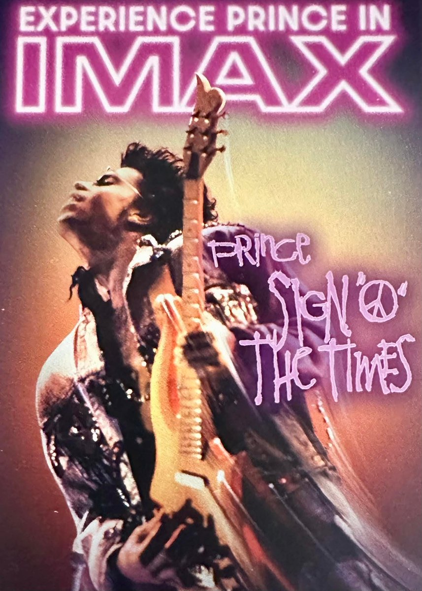 Saw it! Went by myself drove for 1.5 hr. Was so worth it! Looked mostly fantastic. Sounded amazing! Bass &amp; drums shook the room! Now I only need to see his movie Under The Cherry Moon and I will have seen all of his theatrical films on the big screen.