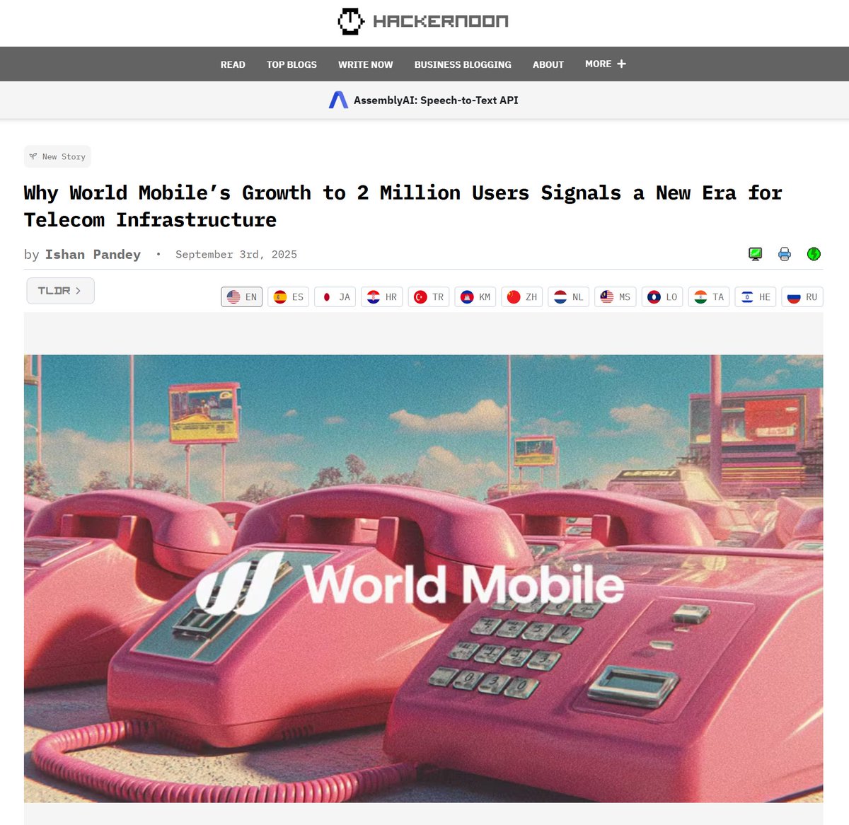 World Mobile tweet media
