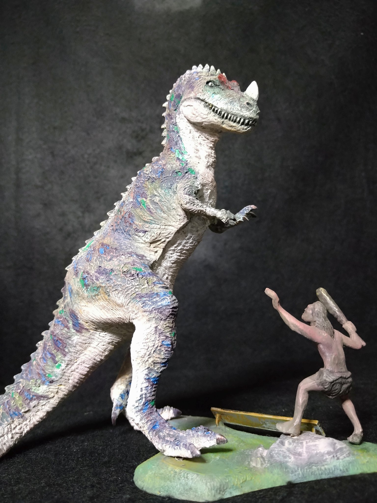 当時物 マルサン ひよこマーク 恐竜100万年 ステゴザウルス マルサン