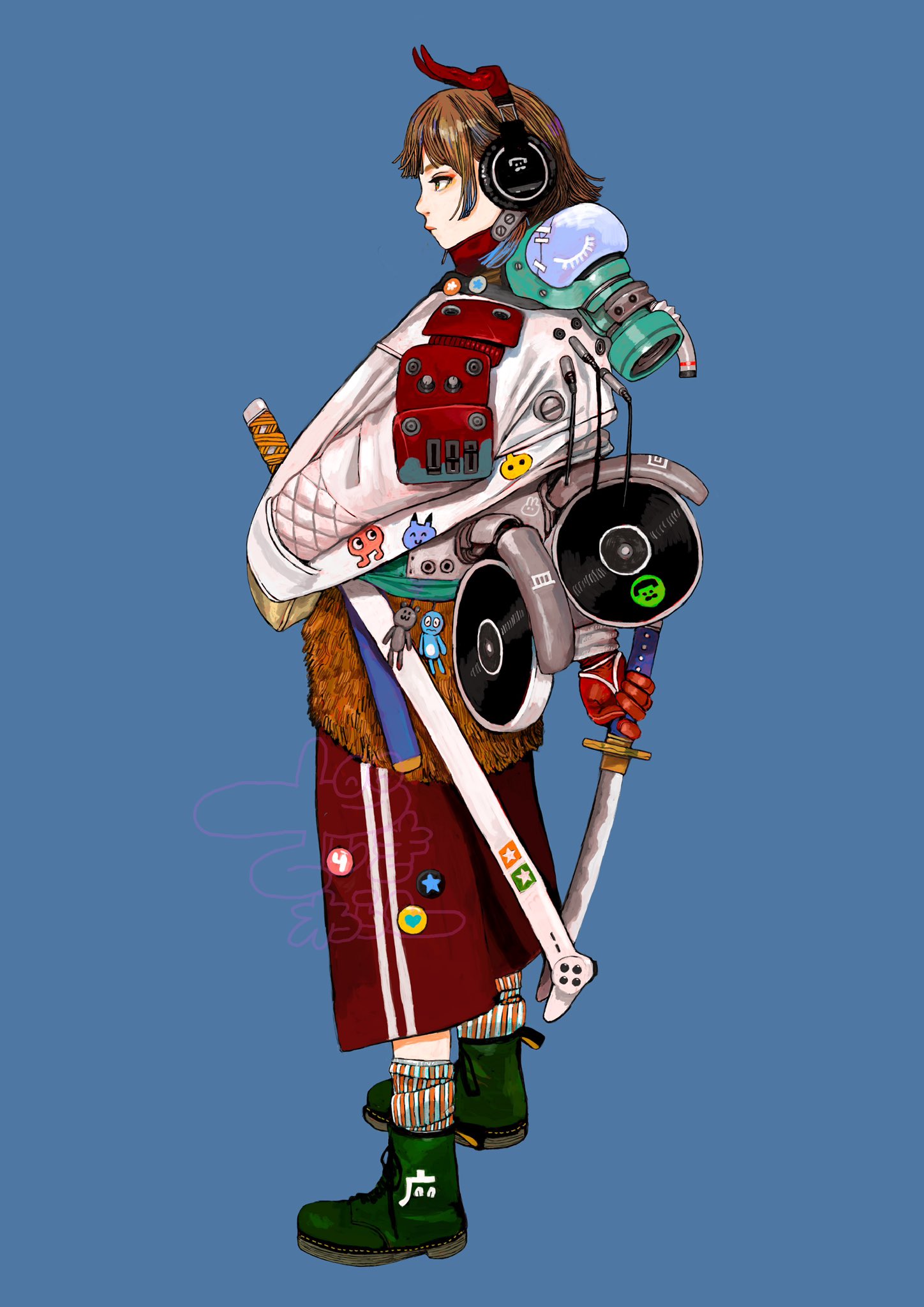 開運絵画　❀トレジャーアゲート❀宝なり座敷わらし❀ 座敷わらしの宿るデザインリング(宝石-A) 座敷童子 お守り 開運