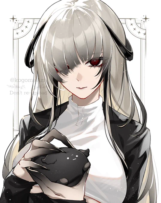 #創作 うちの子 ■抱っこされてる方 名前はきくらげ、好きなものはキュウリ ■抱っこしてる方 名前はキクララ、好きなものはキュウリ 両者一切の関係なし 今後も描きます #100日チャレンジ 34日目