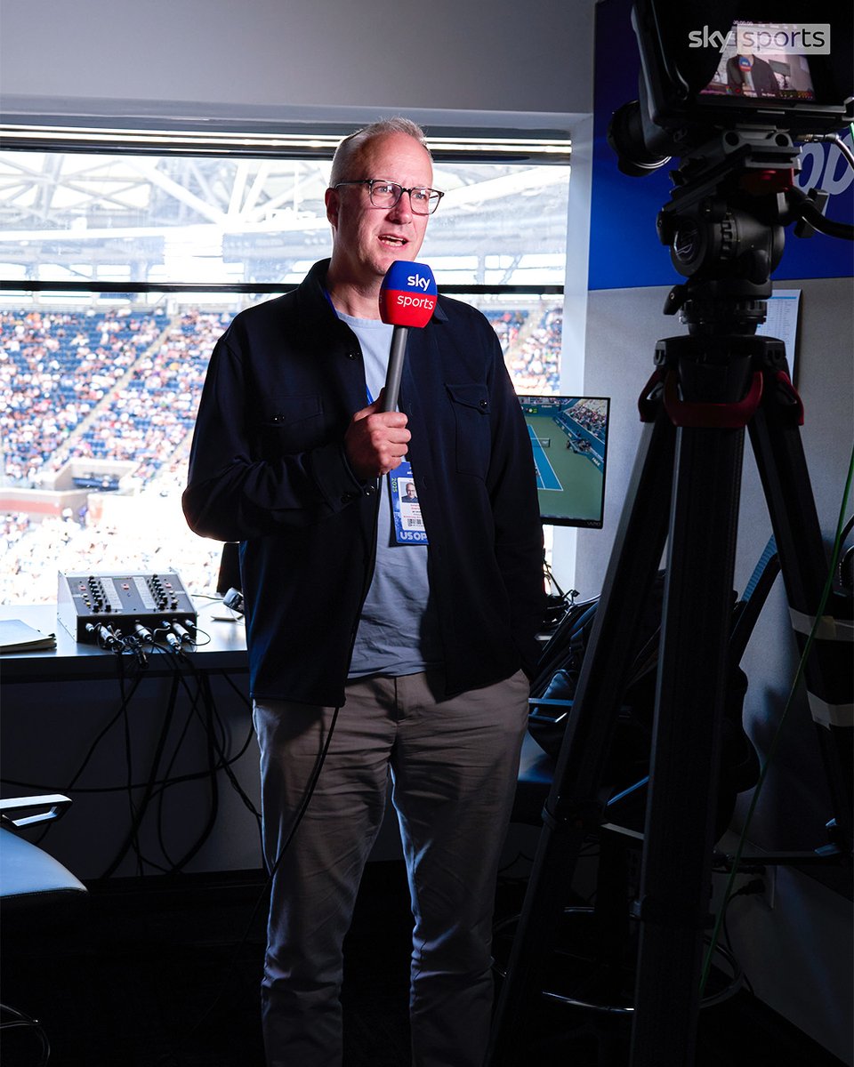 POV: You're in the Sky Sports commentary box at the US Open 🎙️🎾