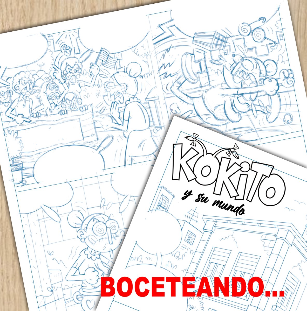 carlus_mv's tweet photo. "Boceteando" guarramente las primeras viñetas para la próxima de "Kokito y su mundo" 😎🤘
#HumorGráfico #comic #cómic #humor #comicespañol #comicunderground #historieta #amaniaco #amaniacoediciones #procesocreativo https://t.co/MOogOoVE1b