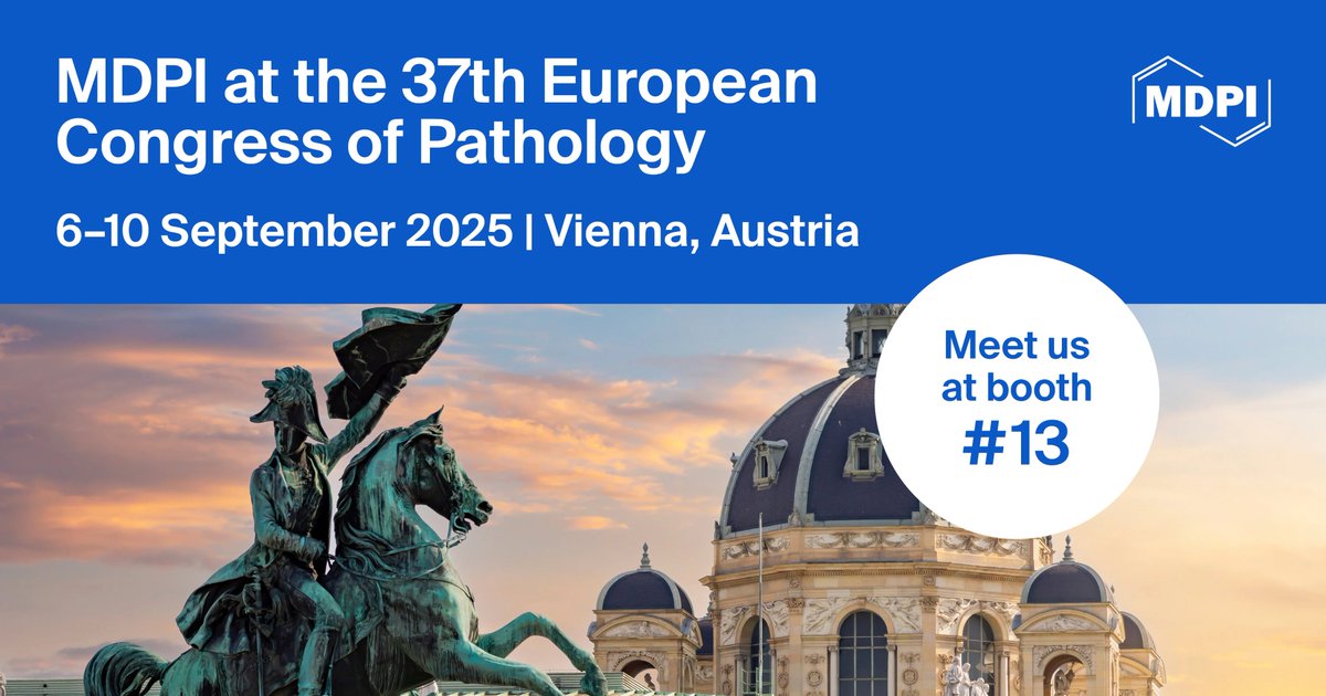 LabMedMDPI's tweet image. 🤝Meet us at the 37th European Congress of Pathology (ECP 2025), starting this weekend! @ESP_Pathology #ESPCongress
✨If you are attending this event, we invite you to visit our booth and discuss with our delegates.