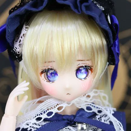DOLLCE ミニスィーツドール　あまむす　ドール あまむす】DOLLCE ミニスウィーツドール（紫髪ツインテール