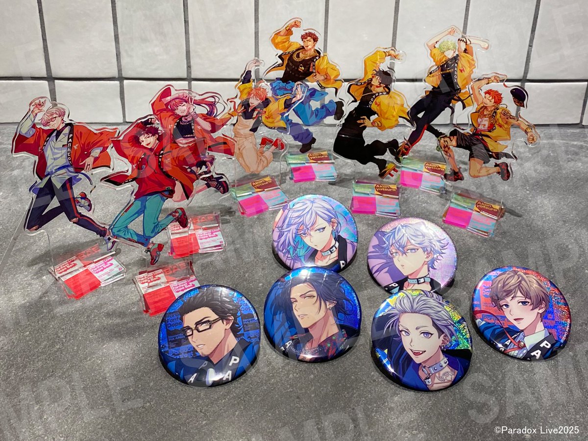 Paradox Live Fanfest Dope Boxグッズ サンプル写真をチラ見せ