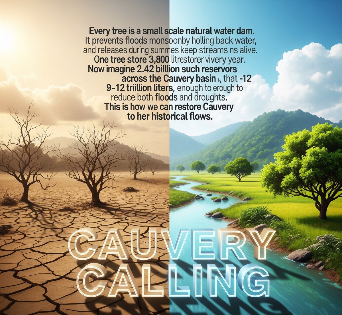 SakthivelS5157's tweet photo. #cauverycalling #SaveSoilMovement https://t.co/w12oLu7bKw