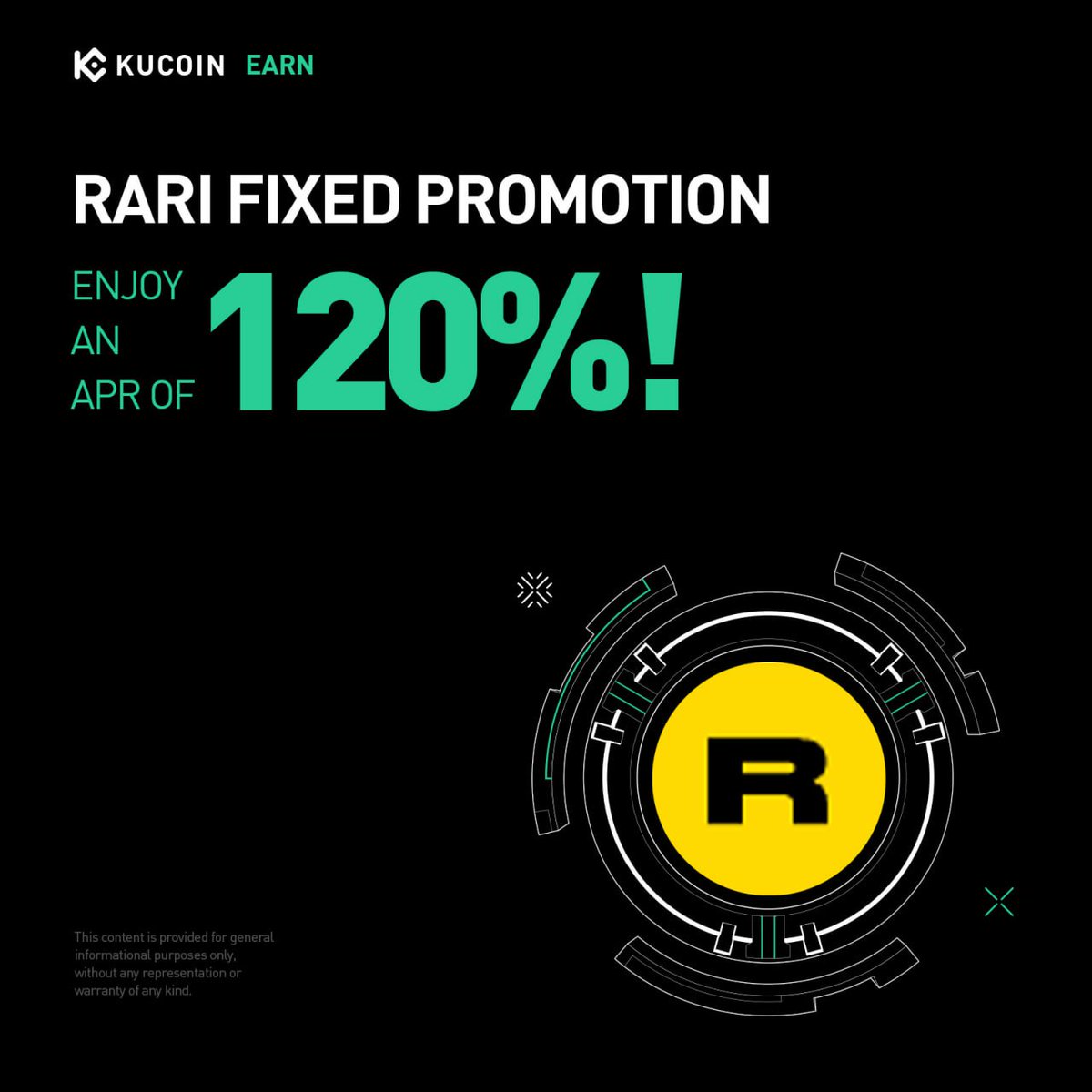 KuCoin_Earn's tweet image. 💰@rarifoundation $RARI Fixed Promotion, Enjoy an APR of 120%!

⏰Activity Start: 10:00:00 on September 5, 2025 (UTC)

Details: kucoin.com/announcement/e…