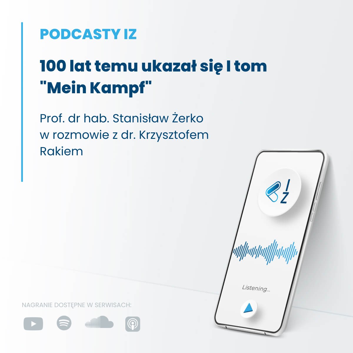 📖 100 lat temu ukazał się pierwszy tom Mein Kampf – książki, która zapowiadała jedną z największych tragedii XX wieku.

Czy traktowano ją poważnie, zanim Hitler zdobył władzę? Jak patrzeć na nią dziś?

🎙️ dr Krzysztof Rak i prof. Stanisław Żerko

👉 youtu.be/-QNxUD6q4vA