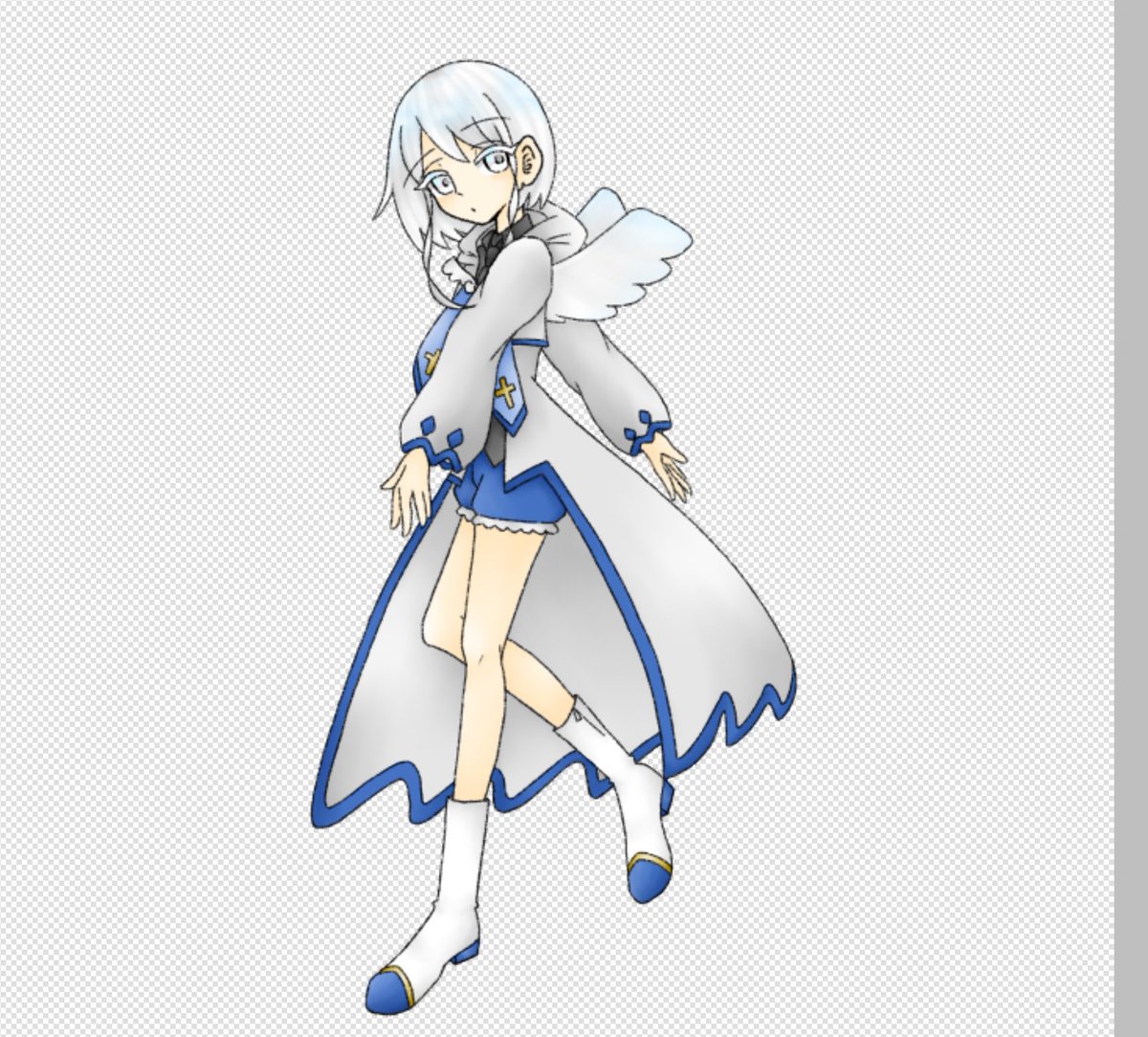 こねくり回したら手が正しい向きになりました✌️感謝🫂