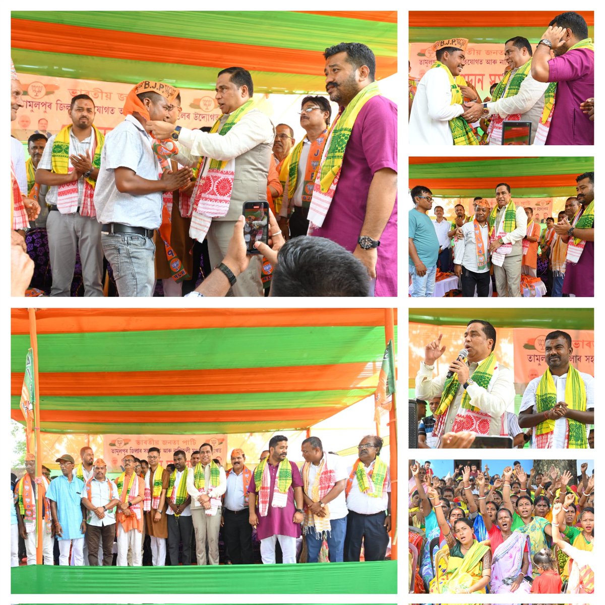 Jayanta Mallabaruah (@jayanta_malla) on Twitter photo Attended a joining ceremony organised by BJP Tamulpur District and Nagrijuli Mandal, where inspired by the vision of Hon'ble PM <a href="/narendramodi/">Narendra Modi</a> ji and Hon'ble CM Dr. <a href="/himantabiswa/">Himanta Biswa Sarma</a>; over 300 leaders and karyakartas from various opposition parties formally joined the Bharatiya Janata Attended a joining ceremony organised by BJP Tamulpur District and Nagrijuli Mandal, where inspired by the vision of Hon'ble PM <a href="/narendramodi/">Narendra Modi</a> ji and Hon'ble CM Dr. <a href="/himantabiswa/">Himanta Biswa Sarma</a>; over 300 leaders and karyakartas from various opposition parties formally joined the Bharatiya Janata