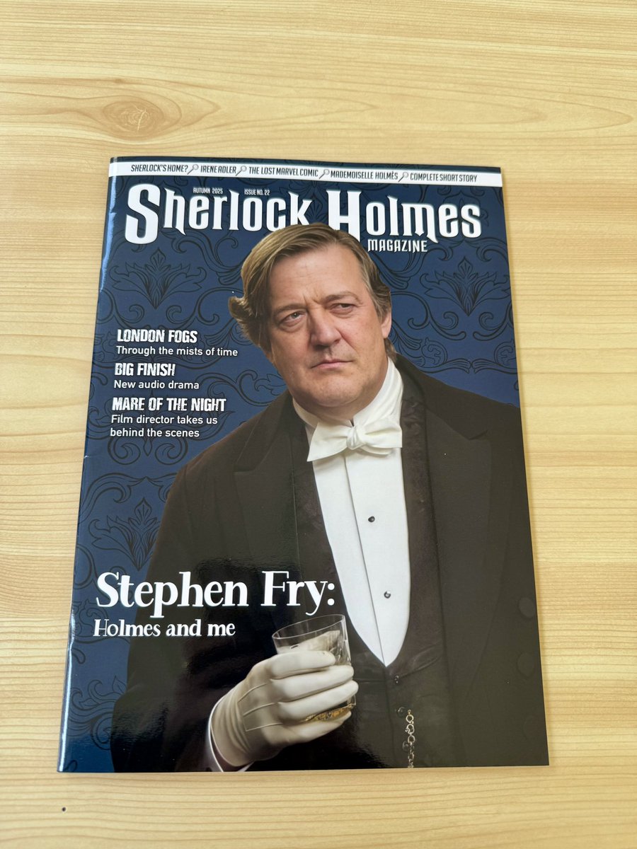 Just landed on my doormat!! Latest edition of <a href="/HolmesMagazine/">Sherlock Holmes Magazine</a> !!!

This will keep me quiet for the rest of Sunday!! 👍