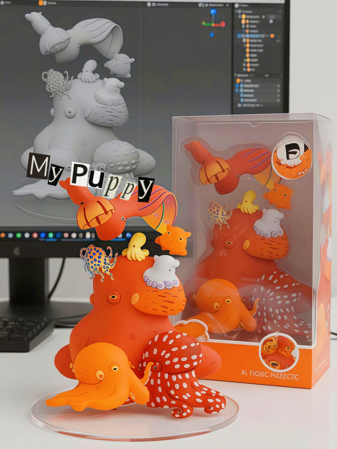 めんだこ Amazon.co.jp: Spiral Cute mofusand 海の生き物にゃん3 BIG