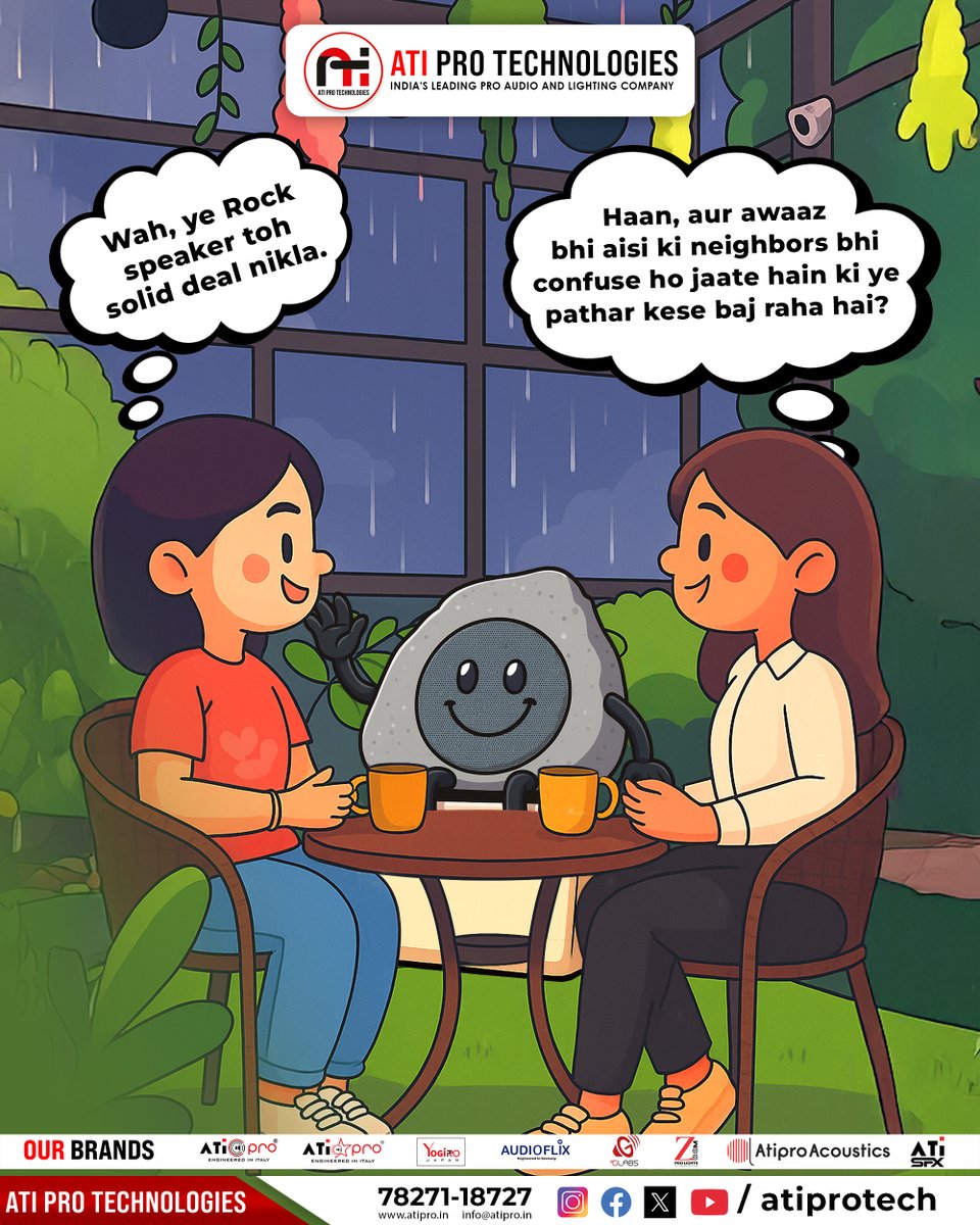 AtiproAcoustic's tweet image. 🎶 Solid like a rock, powerful like your vibe! The ATI Pro Rock Speaker blends style with unmatched sound that even your neighbors can’t ignore. 😉🔊 #RockSpeaker #ATIPro #ProAudio