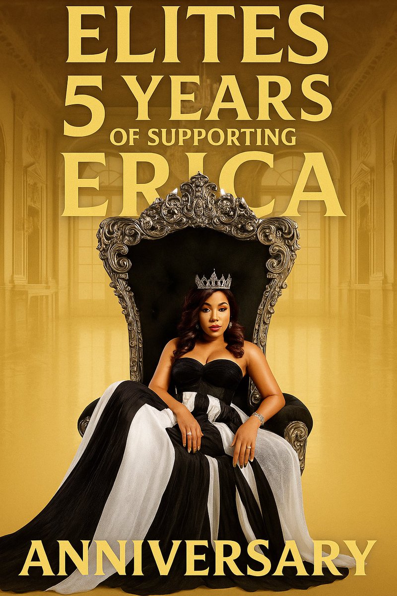 StarGirlDaily's tweet photo. 5 years of Erica Nlewedim winning !
5 years of Erica Nlewedim shining !
5 years of Elites supporting their STAR GIRL ✨⭐️🌟💫

6.09.2020 - 6.09.2025 still strong !!

Tomorrow is the DAY ! Don’t miss it ✨⭐️ https://t.co/GZlULt6RYZ