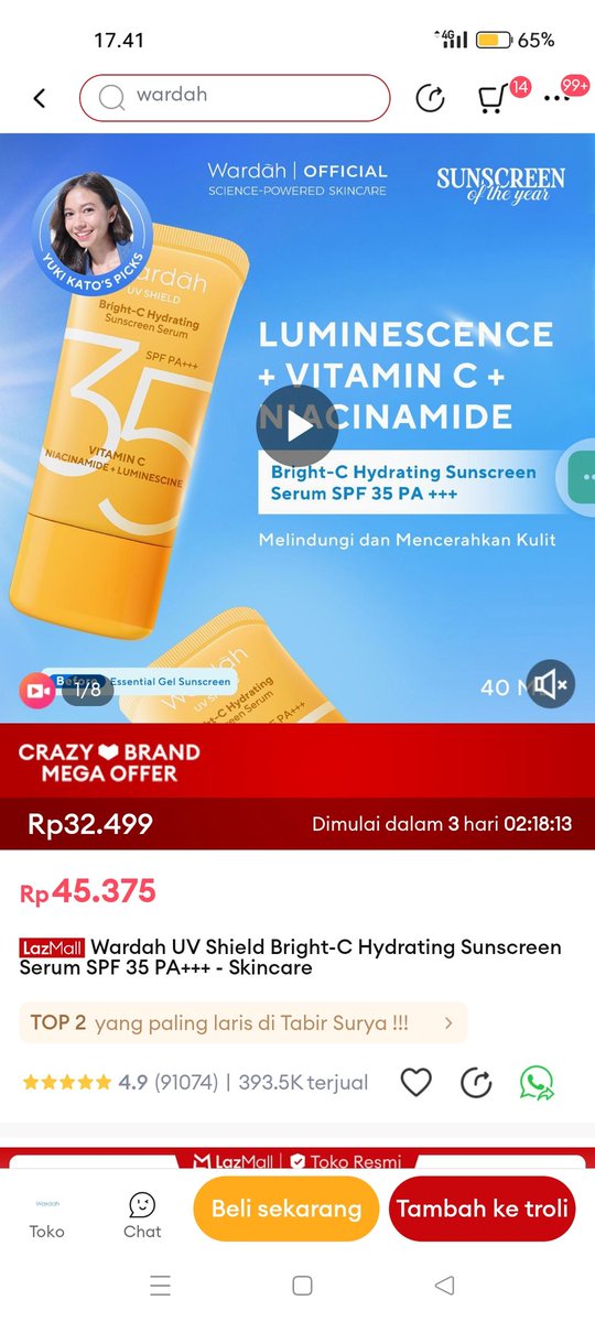 yuhuuu dapat Surat Dari Lazada nih kira kira isinya apa nih btw nih sebentar lagi ada lazada 9.9 mega brand sale tersedia voucher bonus s.d 990rb  wah bikin mata menyala nih

lazada.co.id/products/-i464…