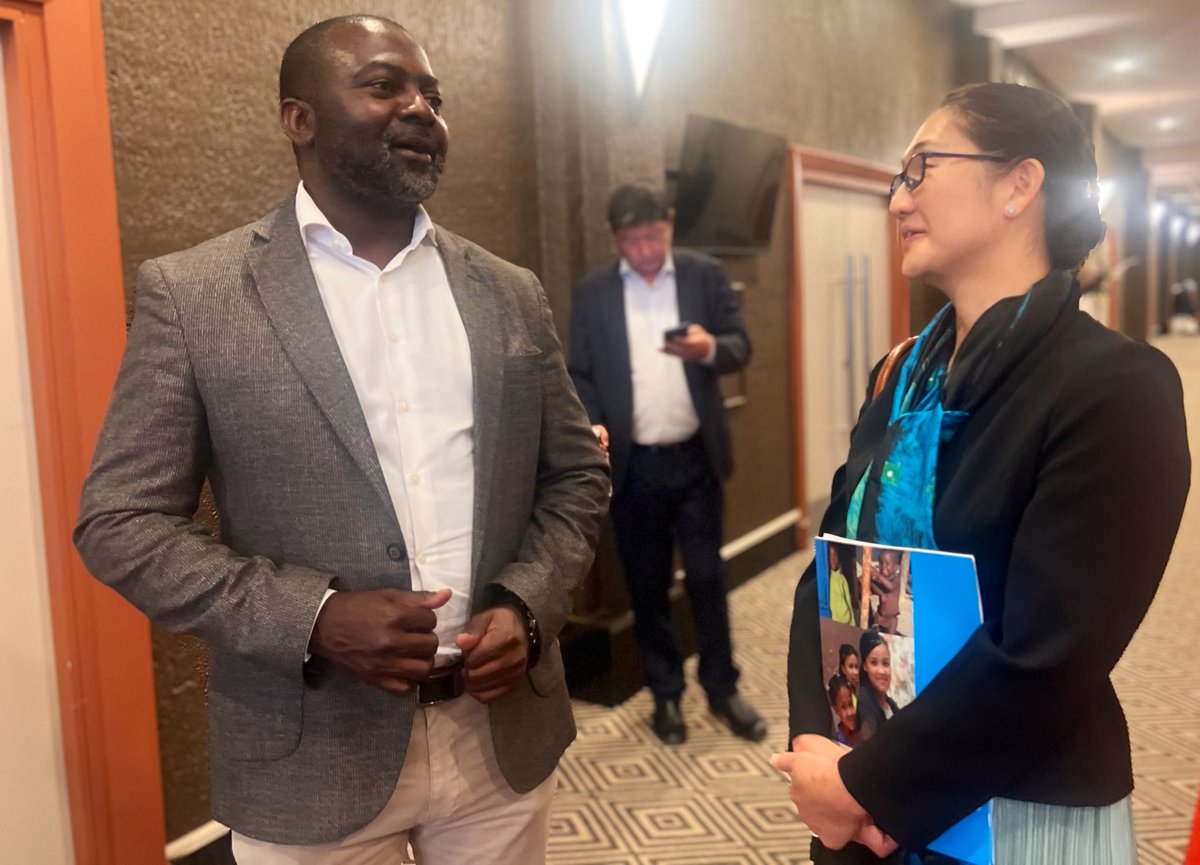 During discussions, with various partners @UNICEFNamibia highlighted its role as a catalyst and an advocate for the integration of child rights into business practices across Chinese companies in Namibia.