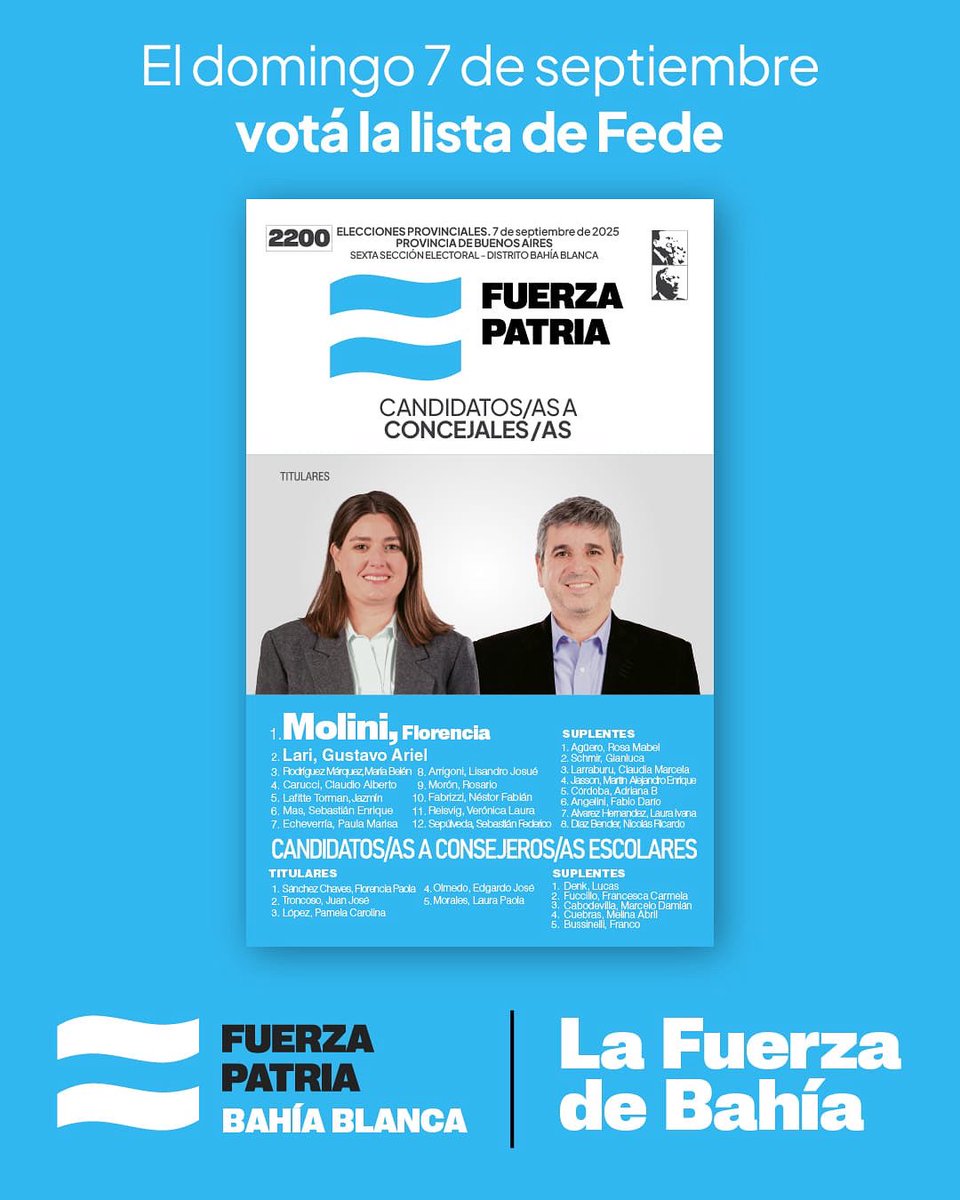FlorMolini's tweet image. Con la certeza que la fuerza de Bahía nace de su gente. Con cercanía, escucha, con el compromiso que demuestra nuestro Intendente @fsusbielles cada día.