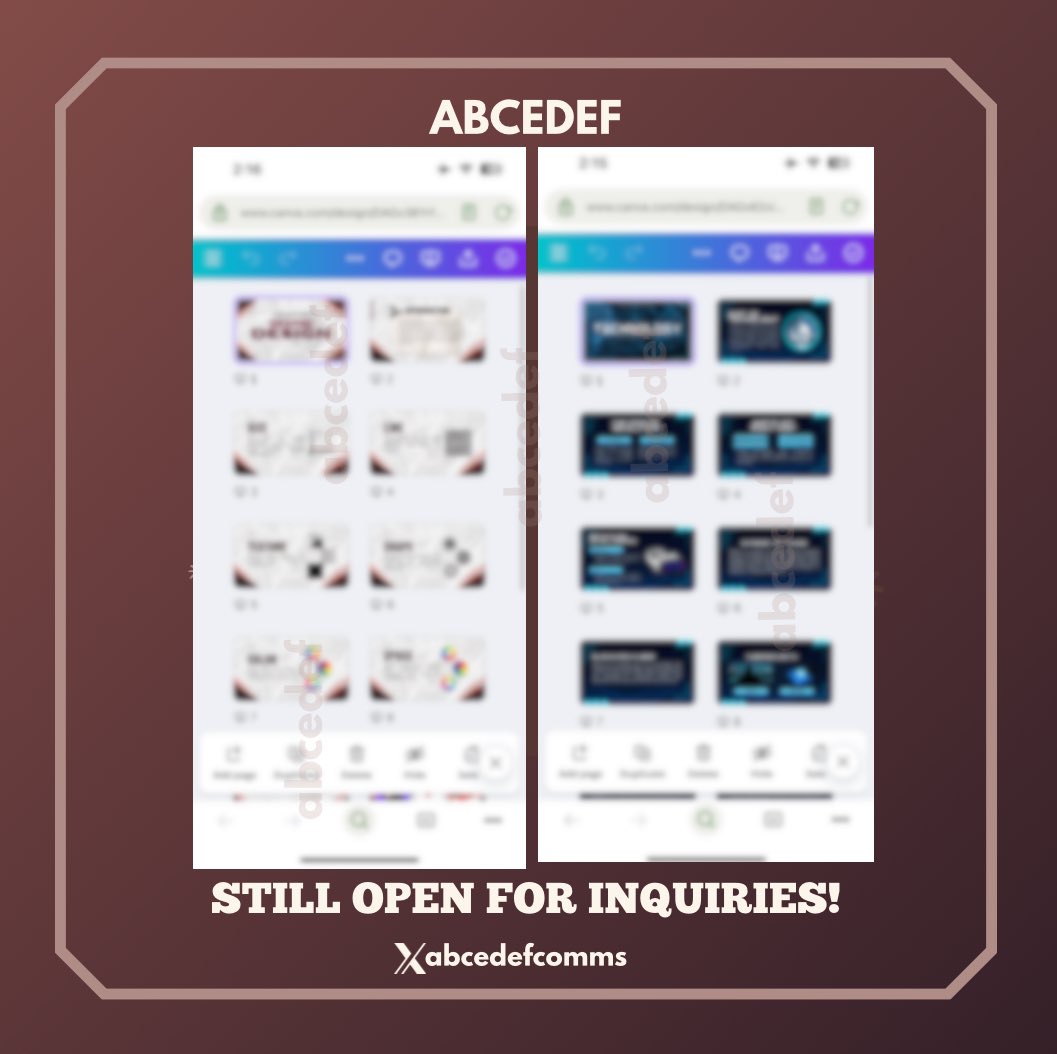 abcedefcomms's tweet image. ── .✦· Powerpoint Presentation (PPT)

thank you for trusting abcedef!

╰┈➤ i&apos;m still open and accepting academic commissions! dm for inquiries!