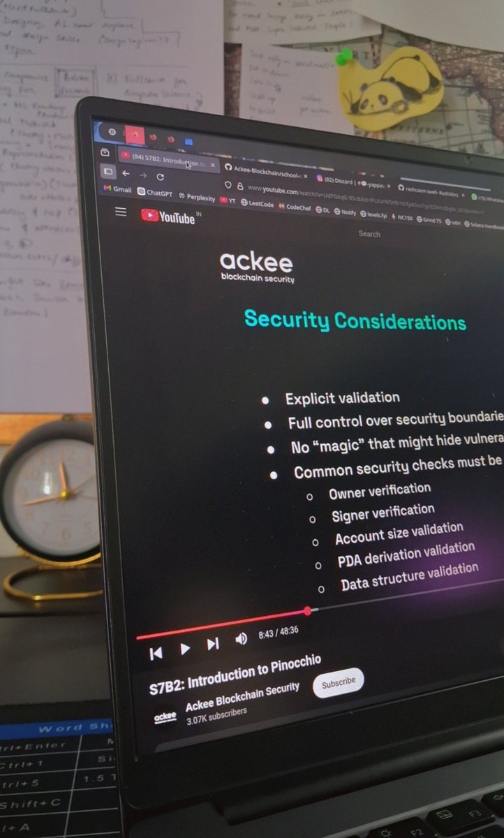 rashcasm's tweet image. Missed enrollment in #SchoolOfSolana 😭 but turns out I joined YT batch instead. And this is where it started! @andrej_xyz 's lessons GOAT 🙇‍♂️
@AckeeBlockchain 
github.com/Ackee-Blockcha… 

#solana #ackee