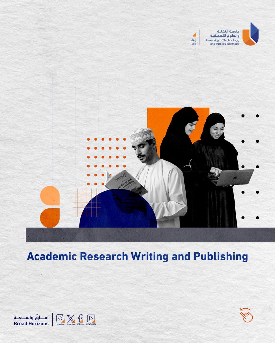 ibrautas's tweet photo. #utas_ibra |
Academic Research Writing and Publishing 📄✒️ https://t.co/MkoKR7eg7Q
