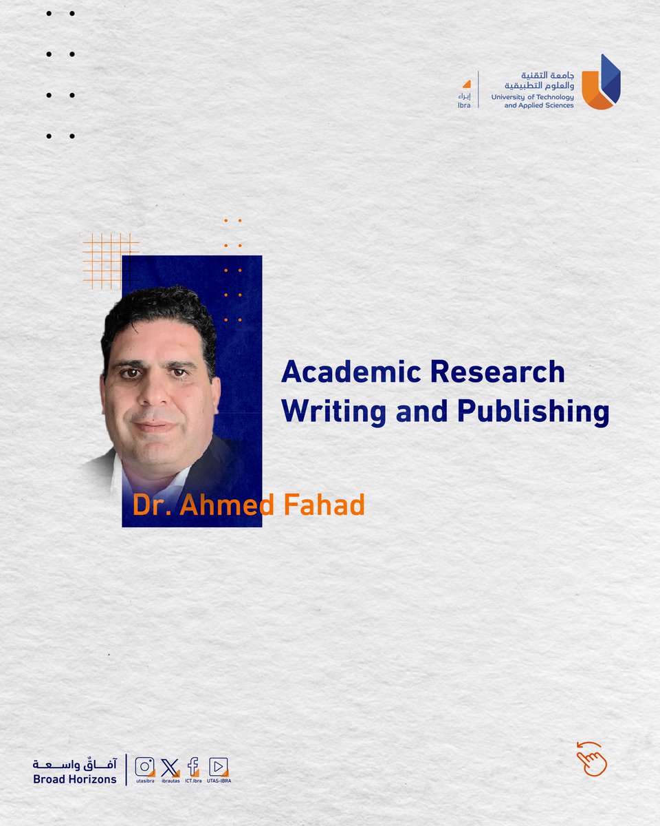 ibrautas's tweet photo. #utas_ibra |
Academic Research Writing and Publishing 📄✒️ https://t.co/MkoKR7eg7Q