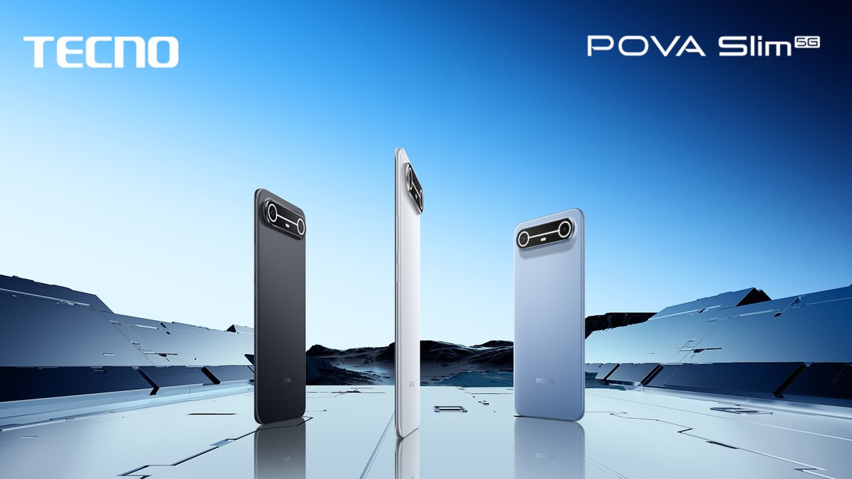 tecnomobile's tweet image. The all-new TECNO Slim comes with three color options: Cool Black, Slim White and Sky Blue. Which one is your first choice? Comment below! 💬 

#TECNOSlim #PowerInSlim