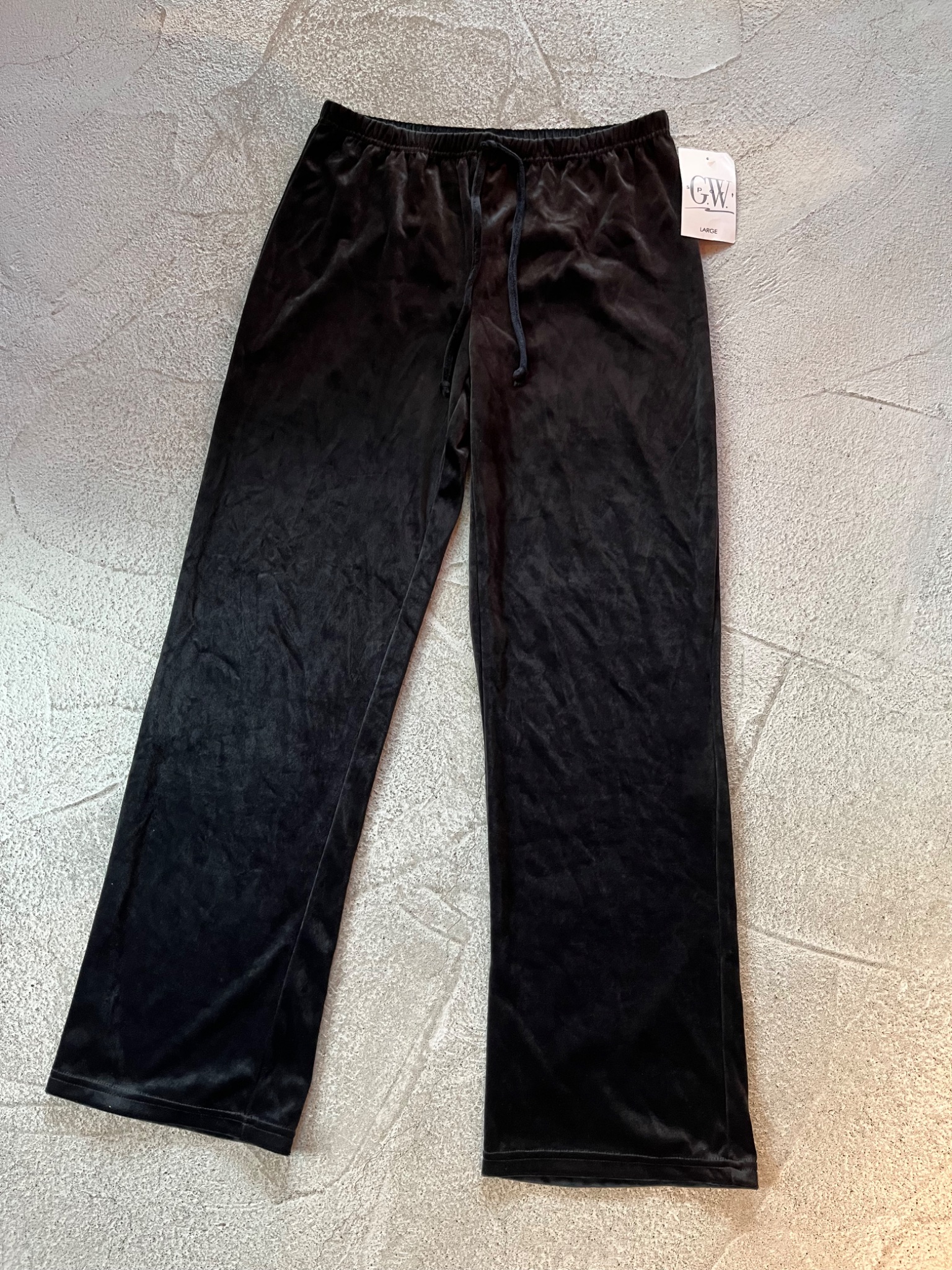 古着 ビンテージ 80s ベロア レイヨン シルク 黒 ラフ パンツ 美品 50s スタイル! 黒 80s ビンテージ ブラック ウール 2タック