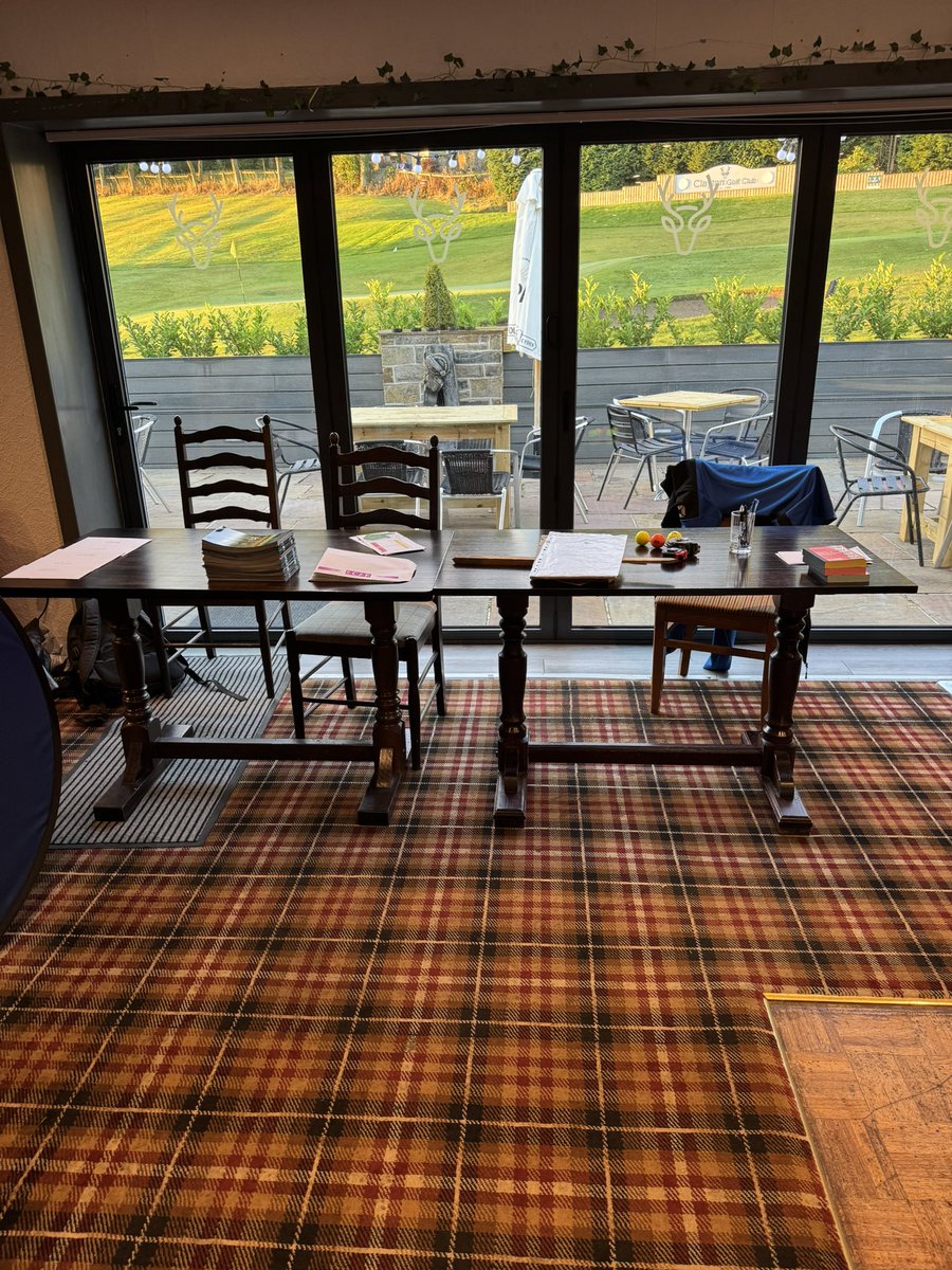 We’re set up and ready to go! Campion Golf Day ⛳️ Huge thanks to our Event Sponsors @SLT Tours 👉 slttours.co.uk