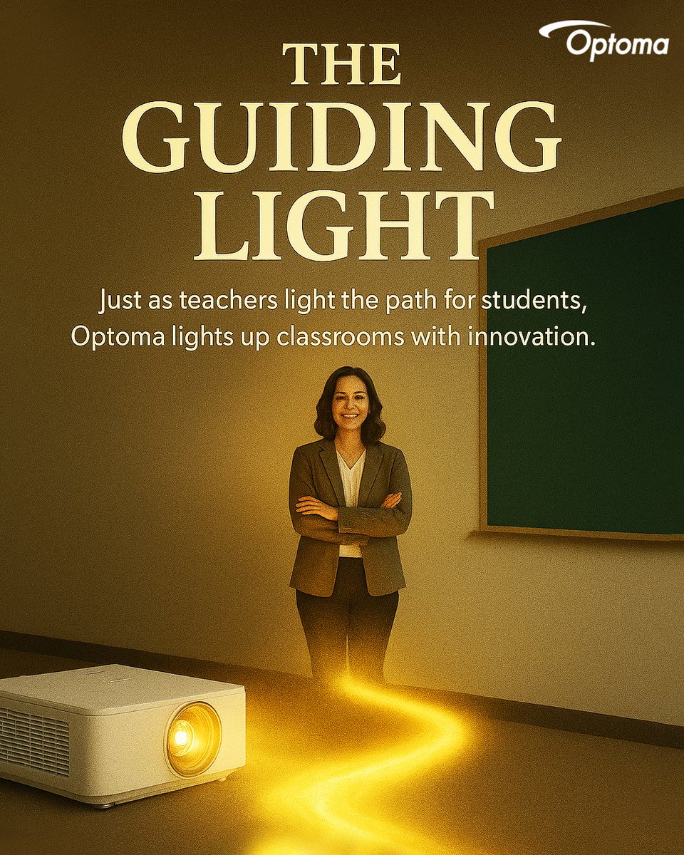 Teachers are the guiding lights who shape minds, nurture dreams, and illuminate the path to brighter futures. 
This Teacher’s Day, we, at Optoma, celebrate their unwavering dedication and the difference they make in every student’s journey. 
#HappyTeachersDay #Optoma #OptomaIndia