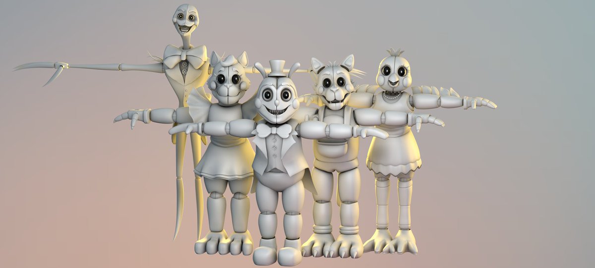 All 5 are modeled out :P