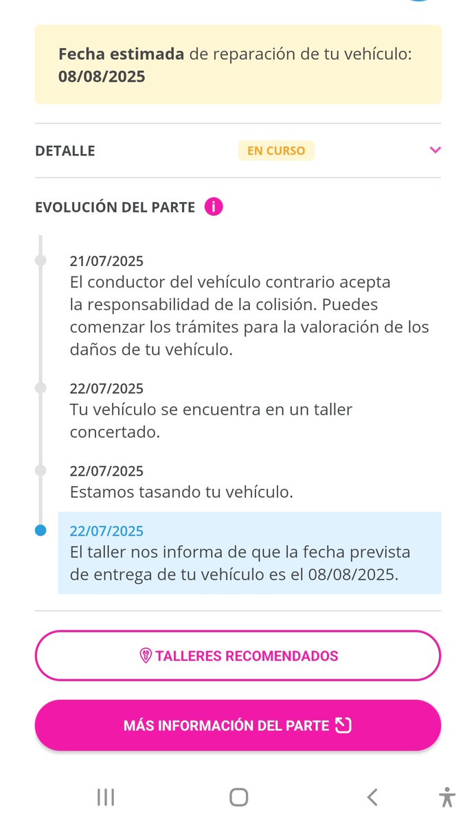 La gran mentira de <a href="/Mutua_responde/">Mutua Madrileña</a>  <a href="/la_Mutua/">Mutua Madrileña</a> . A día de hoy sigo sin coche. El taller me dice que es por la compañía, la compañía que es culpa del taller... La Mutua es la compañía más lamentable  que existe !! Huid mientras podáis.. #LaMutuaEstafa