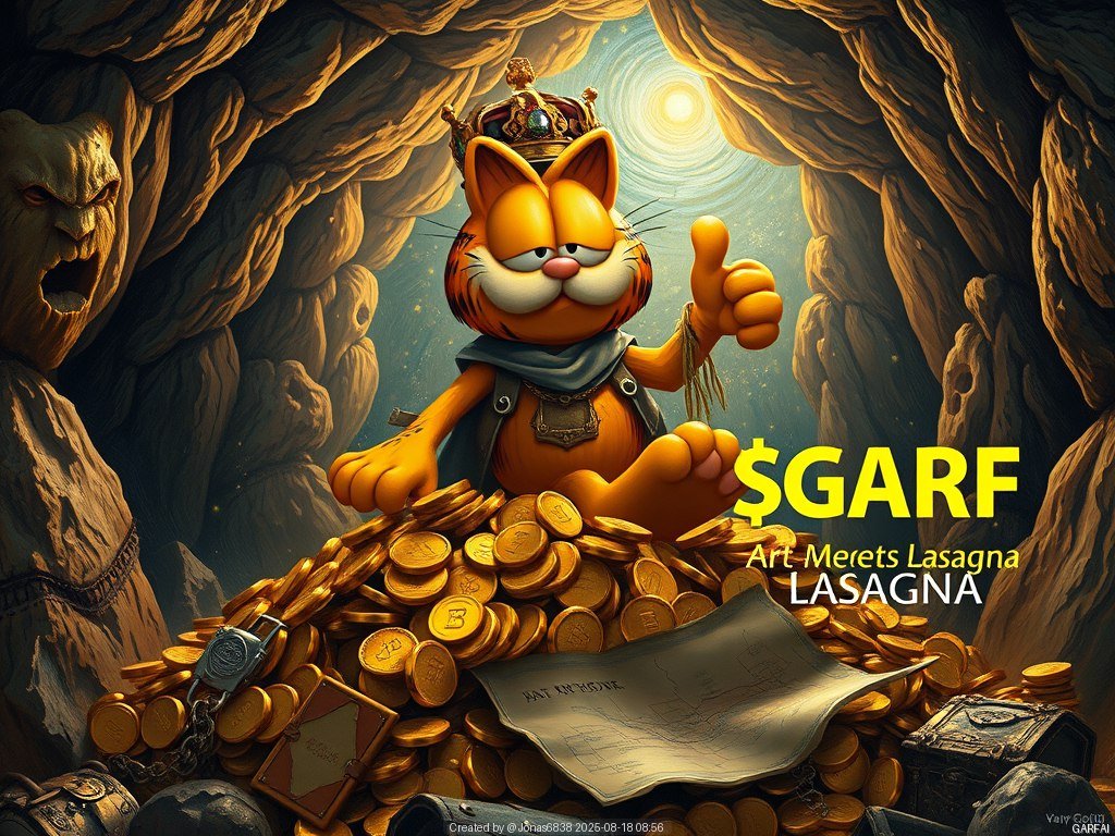 GARF_Solana's tweet photo. $GARF is just fine 👍🐾 https://t.co/wfTmOb2NPr