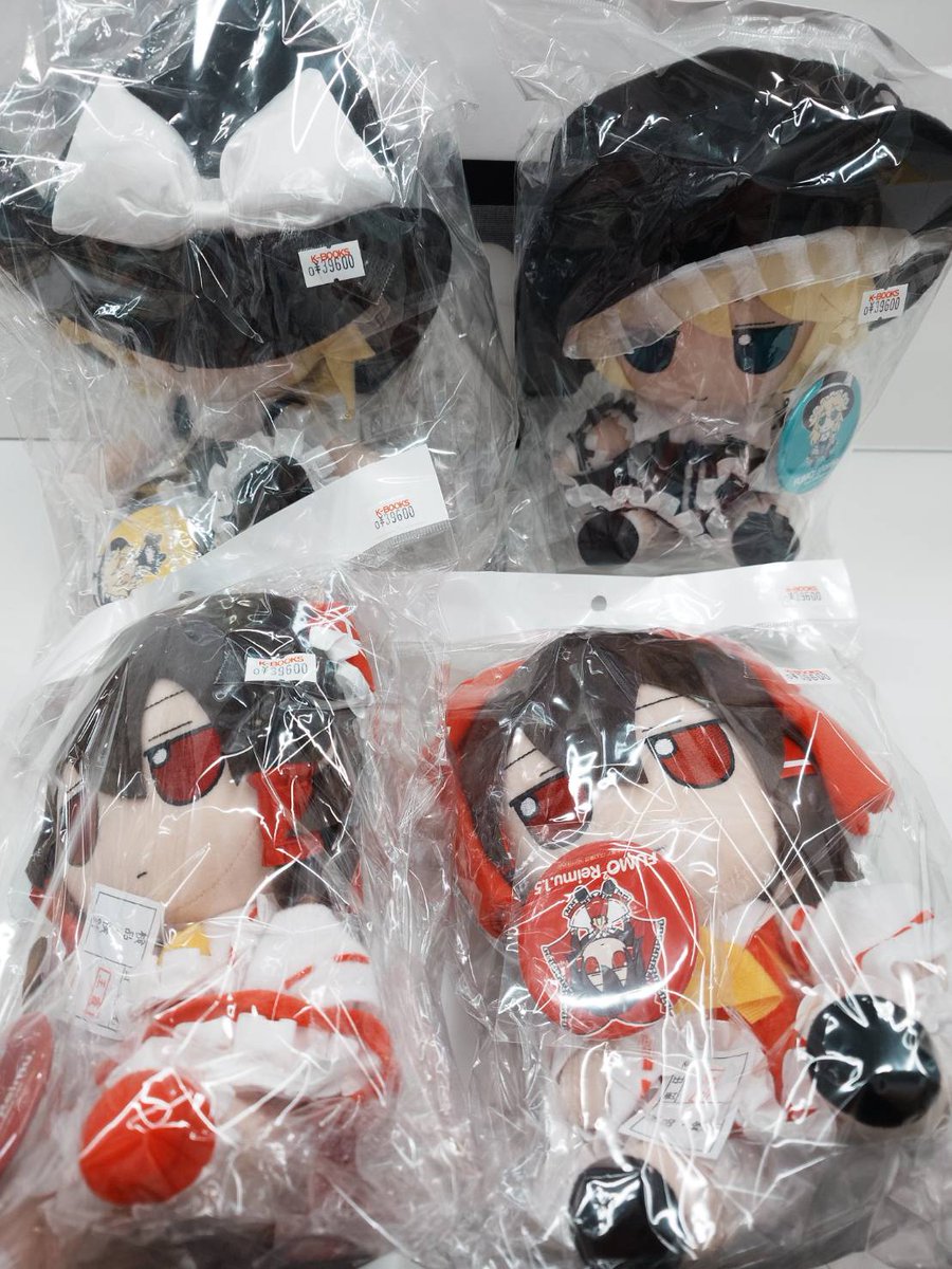東方project 同人ぬいぐるみセット フリュー株式会社 東方Project 博麗霊夢 & 霧雨魔理沙 ほわほわ