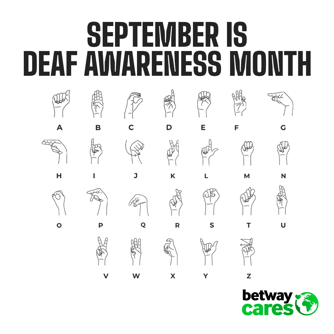 betwaycares's tweet image. Did you know? 

South African Sign Language (SASL) was officially recognised as our 12th official language in 2023 🇿🇦

Let’s celebrate progress and continue building a world where every voice and every sign matters. 

#InclusionForAll #DeafAwarenessMonth #BetwayCares