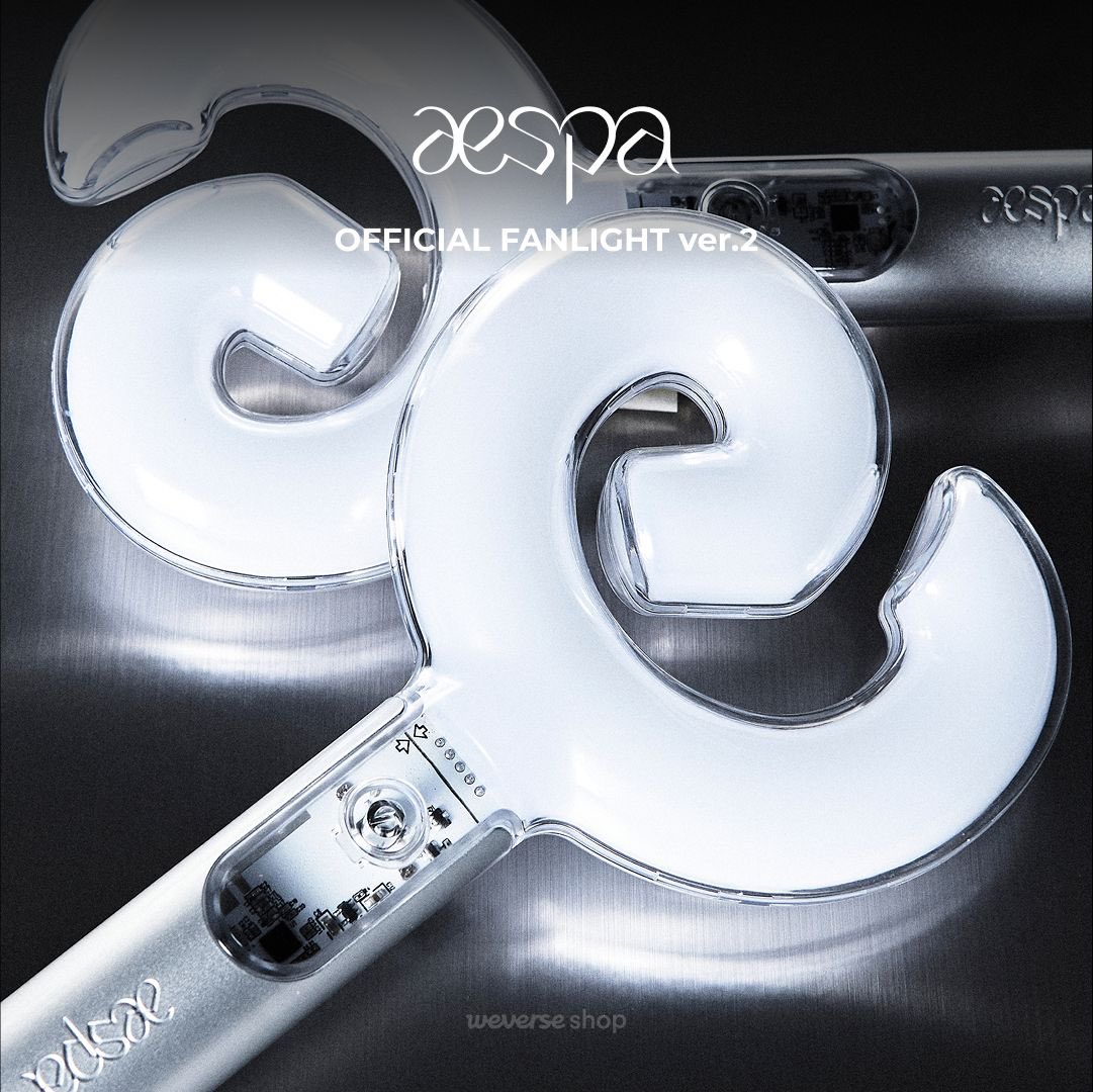 💜aespa OFFICIAL FANLIGHT ver.2🩵 エスパの新ペンライト 本日から