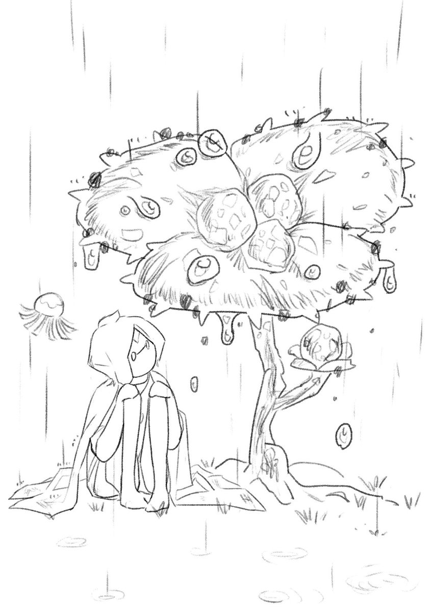 雨なので雨の星の子でもどうぞ